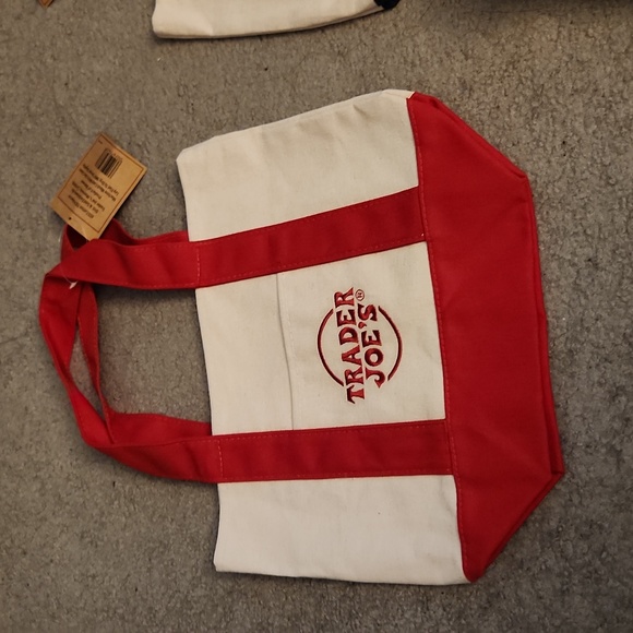 Trader Joe's Mini Canvas Tote SET OBO - Picture 2 of 5